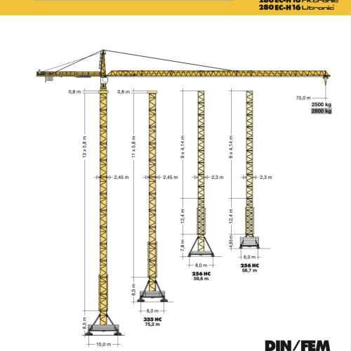 LIEBHERR 280 EC-H LITRONIC Q=12 t