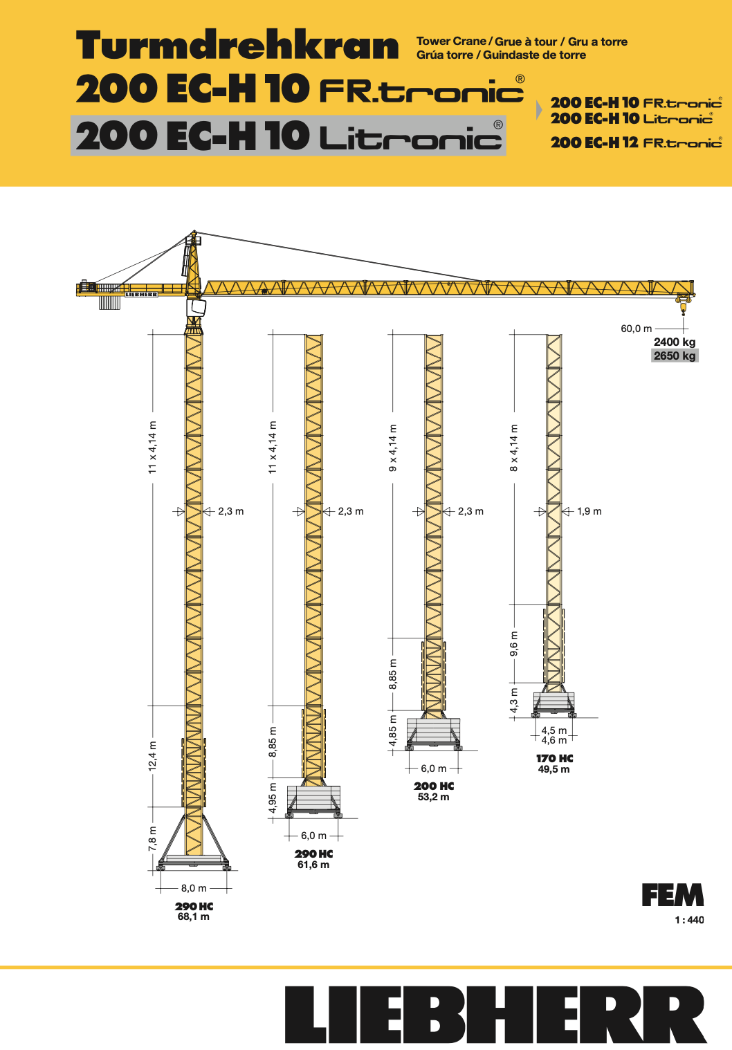 LIEBHERR 200 EC-H LITRONIC Q=10 t